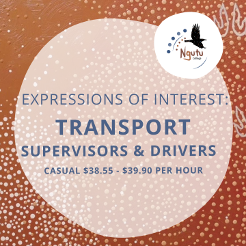 Expressions of interest for transport roles at Ngutu College
